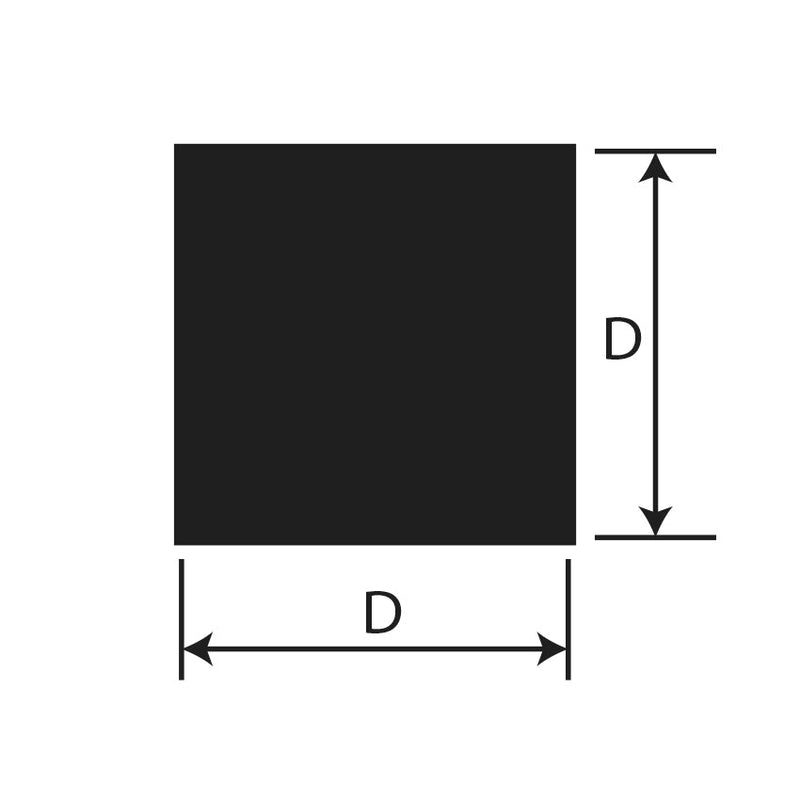 SQUARE BAR 4.332kg 4m 20 mm